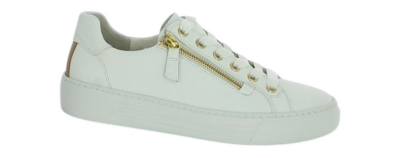 Paire de tennis femme grande taille blanche